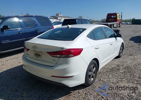 2017 Hyundai Elantra Eco из США, поврежденный, VIN 5NPD94LA4HH070912